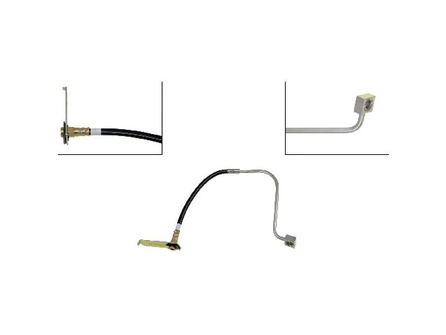 Rear Left Brake Hose - 1996-1998 Chrysler Sebring Convertible - Dorman 1542-05504495