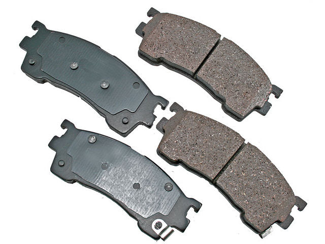 Front Brake Pad Set - 1999-2003 Mazda Protege - Akebono 17593-05009587