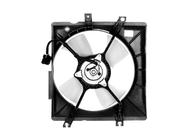 Auxiliary Fan Assembly - 1990-1995 Mazda Protege 1.8L 4-Cylinder - Four Seasons 17609-05153486