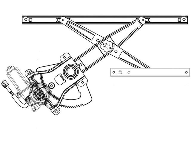 Front Right Window Regulator - 2004-2006 Chevrolet Aveo - TYC 17824-05664521