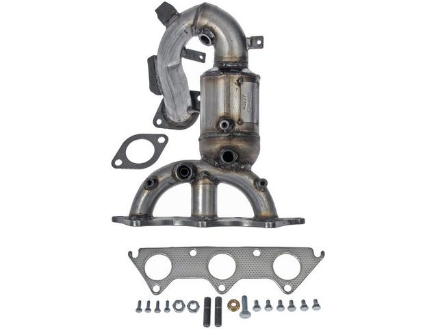 Rear Exhaust Manifold with Integrated Catalytic Converter - 2006-2012 Mitsubishi Eclipse 3.8L V6 - Dorman 18615-05432745
