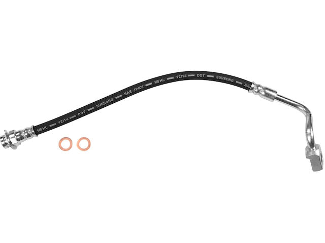 Front Left Brake Hose - 2006-2013 Chevrolet Impala - Sunsong 18620-05654630