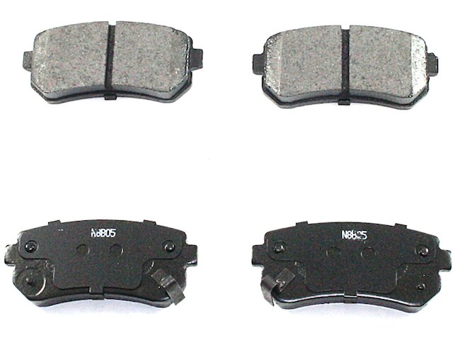Rear Brake Pad Set - 2006-2011 Kia Rio - Pronto 18849-05947633