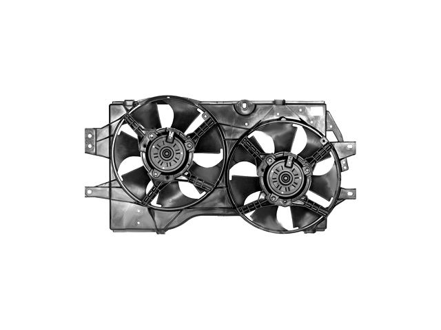 Radiator Fan Assembly - 1996-2000 Dodge Grand Caravan - Four Seasons 1886-05343451