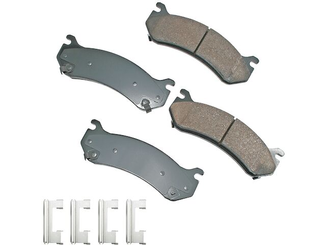 Front Brake Pad Set - 2003-2005 Chevrolet Astro 4.3L V6 - Akebono 2941-05857244