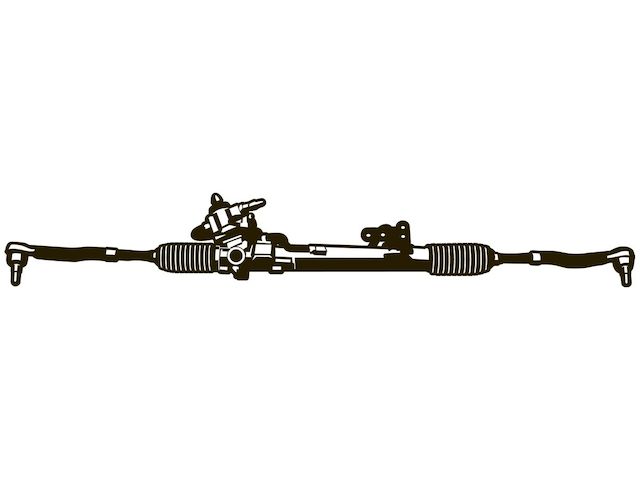 Steering Rack - 2009-2015 Nissan Murano Sport Utility 3.5L V6 VQ35DE VIN a Nissan 24-Valve - Hitachi 29872-05628192
