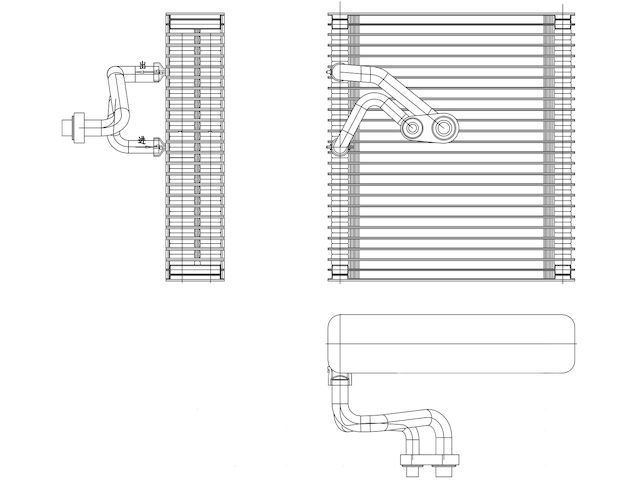 A/C Evaporator - 2010-2016 Buick LaCrosse Sedan - TYC 30474-05689828