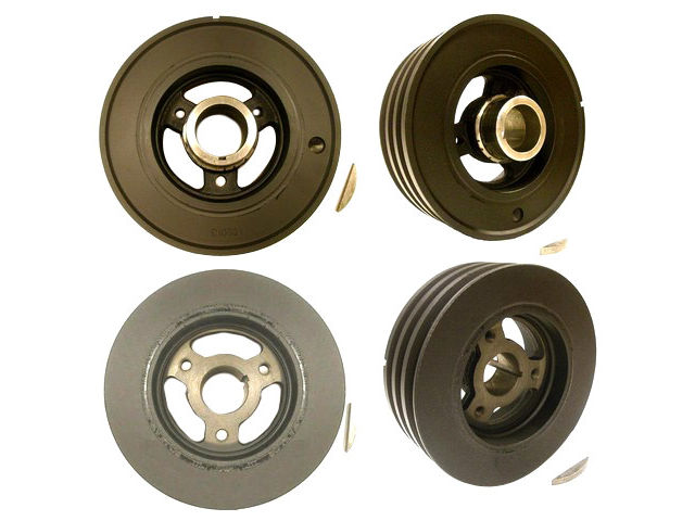Engine Harmonic Balancer - 1980-1989 Ford Bronco 4.9L 6-Cylinder - ATP 4955-06362345