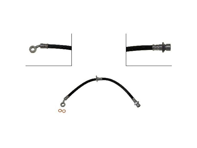 Front Right Brake Hose - 1997-2001 Honda Prelude Base - Dorman 6069-05504774