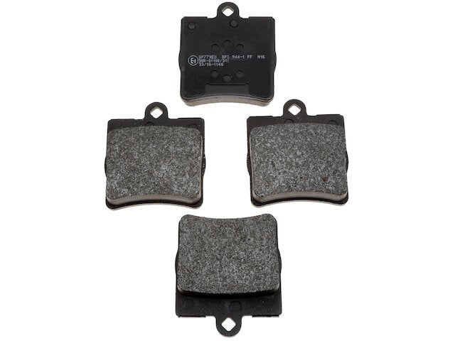 Rear Brake Pad Set - 1998-2000 Mercedes C280 - Raybestos 6337-05754666