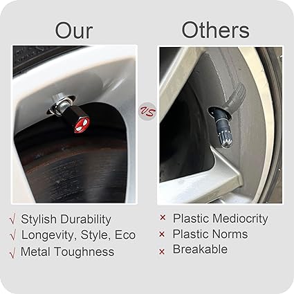 Tire Valve Caps 4 Pcs Black Spider Man Universal Tire Stem Caps - Metal Wheel Car Air Caps Cover Dust Cap