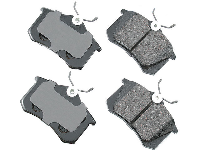 Rear Brake Pad Set - 1995-1996 Volkswagen Cabrio 2.0L 4-Cylinder - Akebono 7397-05009736