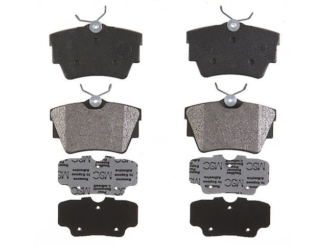 Rear Brake Pad Set - 1999-2003 Volkswagen EuroVan - Raybestos 7445-05752469