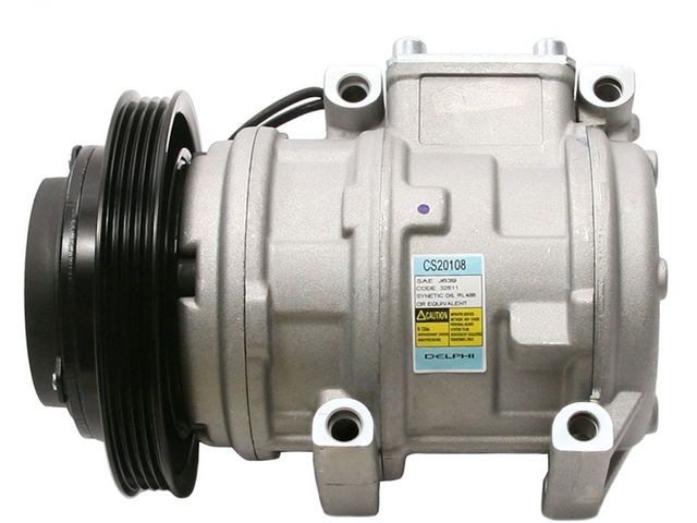 A/C Compressor - 1994-1997 Toyota Land Cruiser 4.5L 6-Cylinder - Delphi 8064-05220384