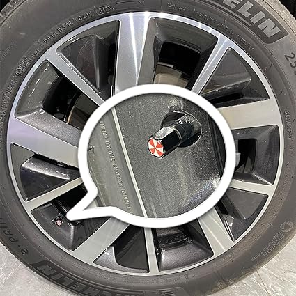 Tire Valve Caps 4 Pcs Black Spider Man Universal Tire Stem Caps - Metal Wheel Car Air Caps Cover Dust Cap