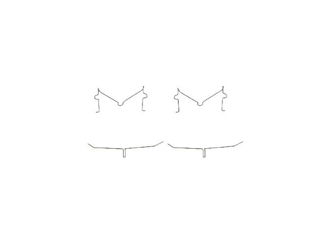 Front Brake Hardware Kit - 2001-2007 Toyota Sequoia - Dorman 8206-05507731