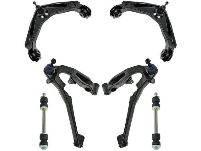 Front Control Arm Ball Joint Sway Bar Link Kit 6 Piece - 2004 GMC Sierra 1500 Crew Cab Pickup - TRQ 17888-02000268