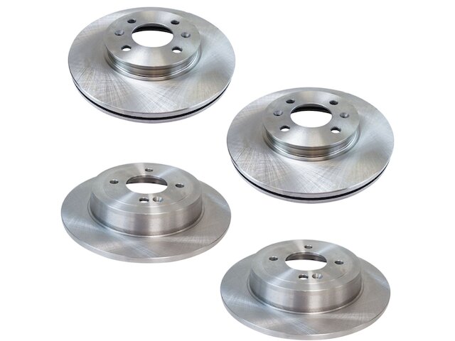 Brake Rotor Set 4 Piece - 2012-2017 Hyundai Accent - TRQ 118547-02001945
