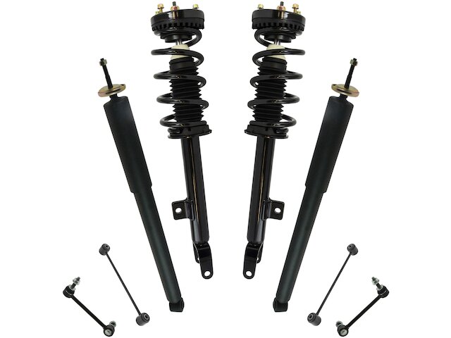 Front and Rear Shock Strut Coil Spring Sway Bar Link Kit 8 Piece - 2012-2022 Chrysler 300 S RWD 5.7L V8 - TRQ 118593-02004571