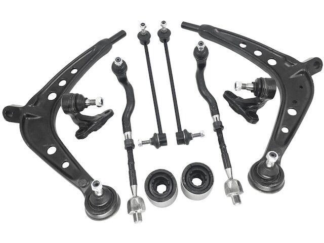 Front Control Arm Ball Joint Tie Rod Kit - 10 Piece - 2001-2005 BMW 325xi (E46) - Replacement 1000-02014098