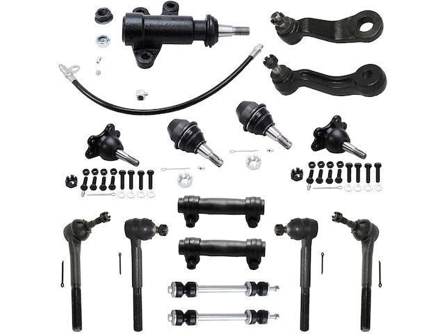 Front Ball Joint Sway Bar Link Tie Rod End Kit - 1996-2000 GMC Yukon 5.7L V8 - Detroit Axle 4298-02017510