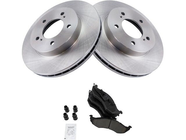 Front Brake Pad and Rotor Kit - 1993-2002 Nissan Quest - TRQ 6785-02021753