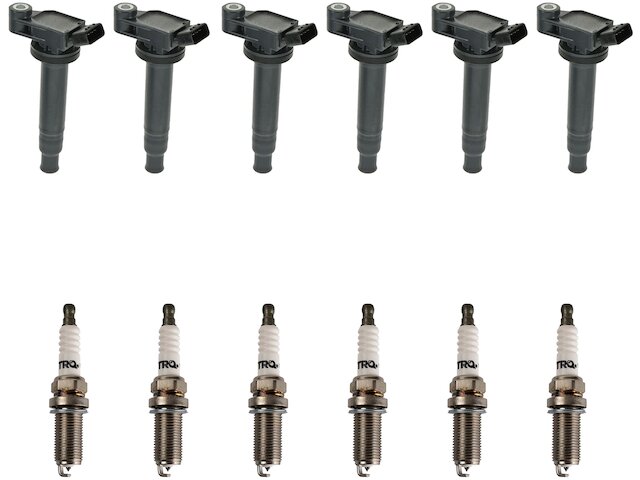 Ignition Coil and Spark Plug Kit 12 Piece - 2000-2004 Toyota Avalon - TRQ 7935-02023002
