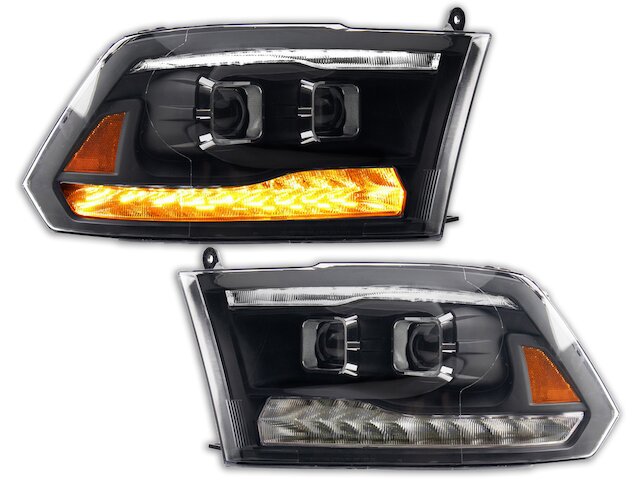 Headlight Set 2 Piece - 2010 Dodge Ram 3500 - TRQ 95965-02024310