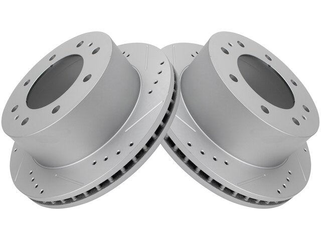 Rear Brake Rotor Set 2 Piece - 2011-2020, 2022-2023 GMC Sierra 2500 HD - TRQ 96713-02024934