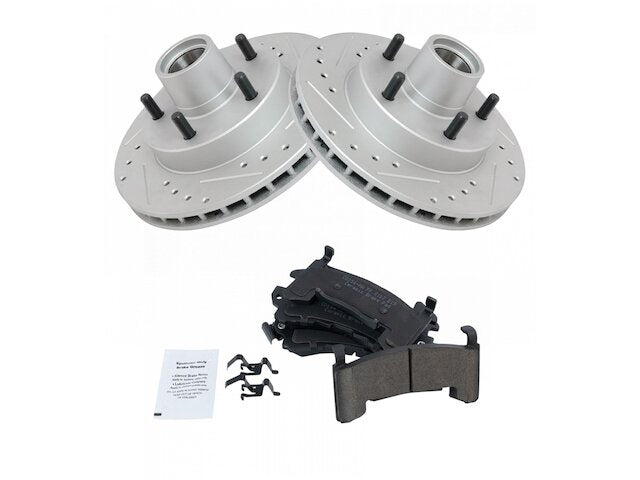 Front Brake Pad and Rotor Kit - 1982-1987 Pontiac Grand Prix - TRQ 4716-02032110