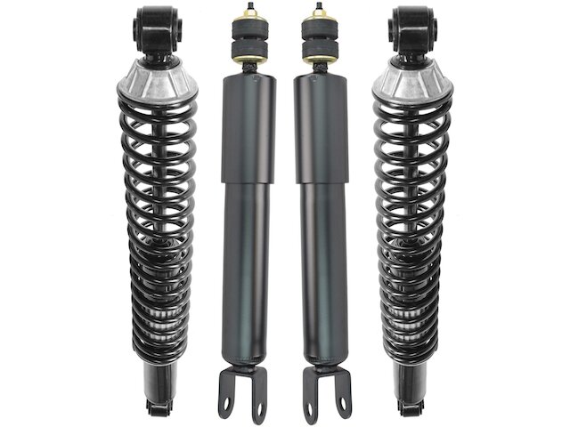 Front and Rear Shock Absorber and Coil Spring Assembly Set 4 Piece - 2002-2006 Cadillac Escalade - TRQ 2853-02036371