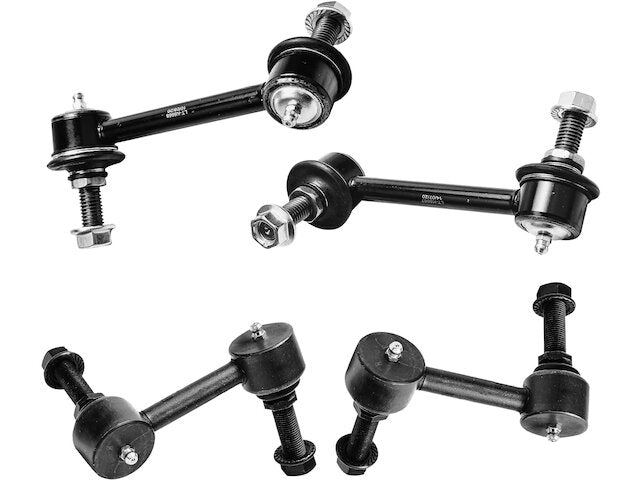Front and Rear Sway Bar Link Kit - 2002-2003 Chevrolet Trailblazer - Detroit Axle 3689-02056859