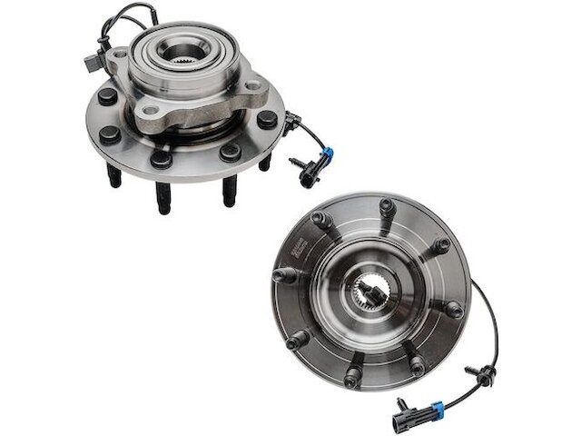 Front Wheel Hub Assembly Set - 2007-2010 Chevrolet Silverado 3500 HD - Detroit Axle 28507-02070745