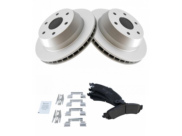 Rear Brake Pad and Rotor Kit - 2000-2006 GMC Yukon XL 1500 4WD - TRQ 4306-02073472