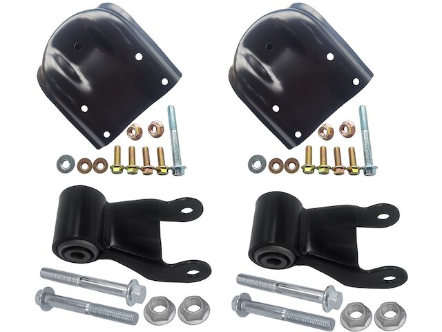 Rear Rearward Leaf Spring Hanger Kit - 1997-2001 Dodge Ram 2500 Standard Cab Pickup - Replacement 1982-02074098