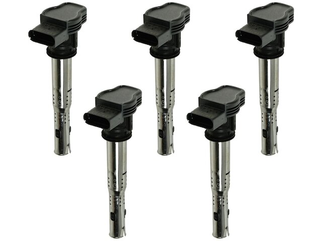 Ignition Coil Set 5 Piece - 2006-2010, 2012-2014 Volkswagen Beetle 2.5L 5-Cylinder - TRQ 18947-02077146