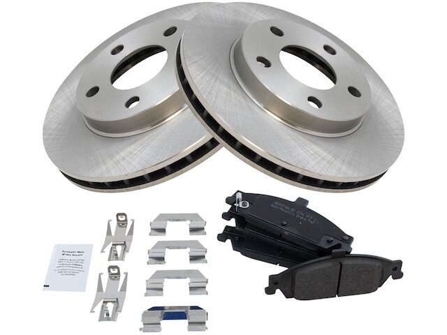 Front Brake Pad and Rotor Kit - 1997-2003 Chevrolet Malibu - TRQ 3523-02079338