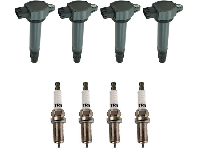 Ignition Coil and Spark Plug Kit 8 Piece - 2015-2017 Mitsubishi Outlander Sport 2.4L 4-Cylinder - TRQ 130154-02083406