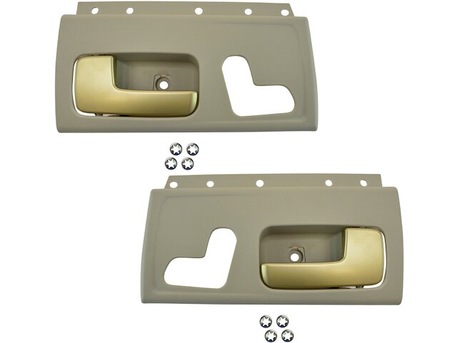 Left and Right Interior Door Handle Set 2 Piece - 2003-2011 Lincoln Town Car - TRQ 5682-02089340