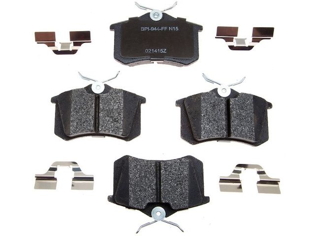 Rear Brake Pad Set - 1998-2000 Volkswagen Beetle - Raybestos 7431-02097214