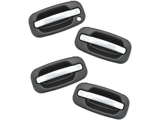 Left and Right Door Handle Set 4 Piece - 2001-2006 GMC Sierra 2500 HD - TRQ 4267-02105380
