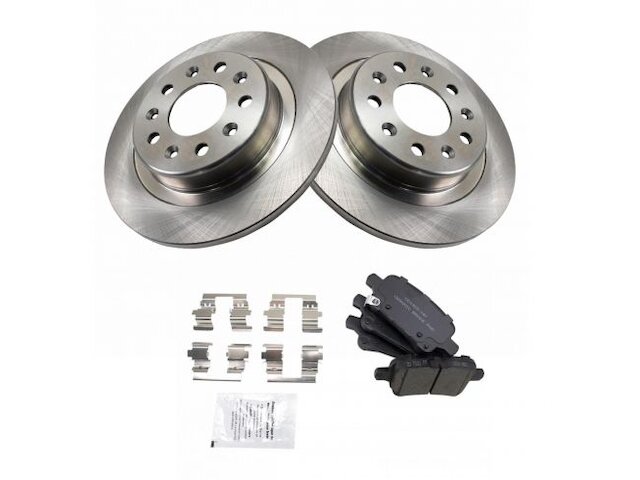 Rear Brake Pad and Rotor Kit - 2018-2019 GMC Terrain - TRQ 143558-02106442