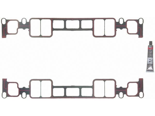 Lower Intake Manifold Gasket Set - 1996-2000 Isuzu NPR 5.7L V8 - Felpro 124071-02111318