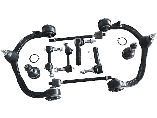 Control Arm Ball Joint Tie Rod and Sway Bar Link Kit - 2003-2004 Ford Expedition with Auto Adjusting Suspension (From 3/18/2002 to 11/30/2003 Production Date) - Replacement 5252-02133244