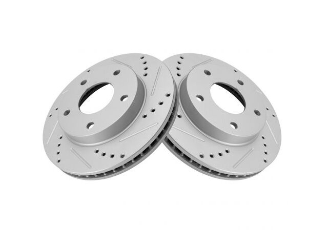 Front Brake Rotor Set 2 Piece - 1991-1997 GMC Sonoma 4WD - TRQ 4202-02133699