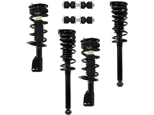 Front and Rear Strut Assembly and Sway Bar Link Kit - 1999-2005 Pontiac Sunfire - Detroit Axle 4794-02134027