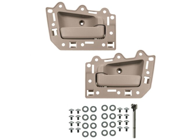 Left and Right Interior Door Handle Set 2 Piece - 2005-2010 Jeep Grand Cherokee - TRQ 18364-02135319