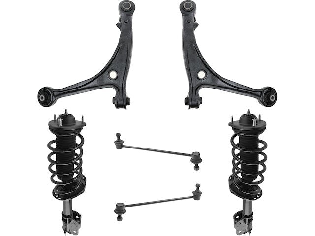 Front Strut Coil Spring Control Arm Ball Joint Kit 6 Piece - 2005-2006 Honda Odyssey - TRQ 18373-02139554
