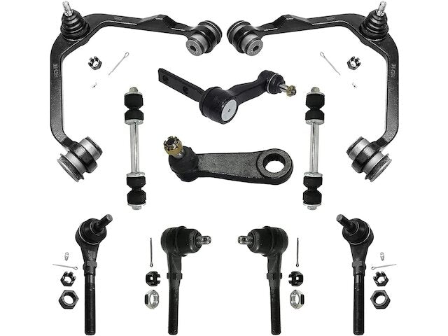 Front Control Arm Ball Joint Tie Rod and Sway Bar Link Kit - 1998-2002 Lincoln Navigator Base 4WD - Detroit Axle 5655-02141294