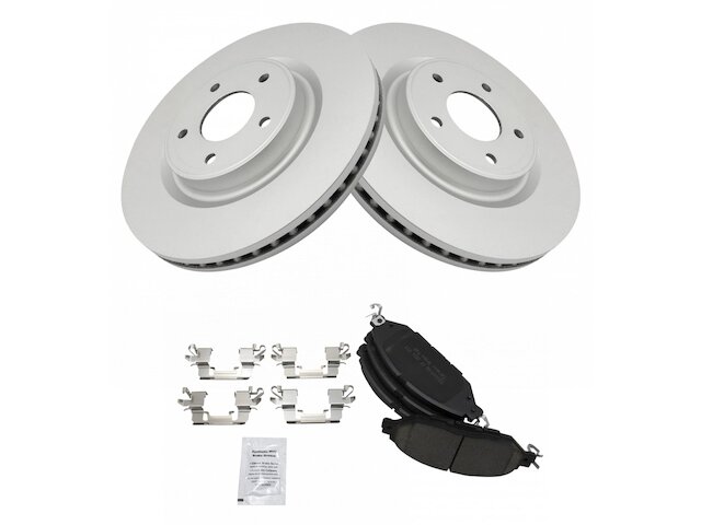 Front Brake Pad and Rotor Kit - 2014-2020 Infiniti QX60 - TRQ 128143-02145154
